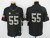 Nike Vikings 55 Anthony Barr Black Camo Salute To Service Limited Jersey,baseball caps,new era cap wholesale,wholesale hats